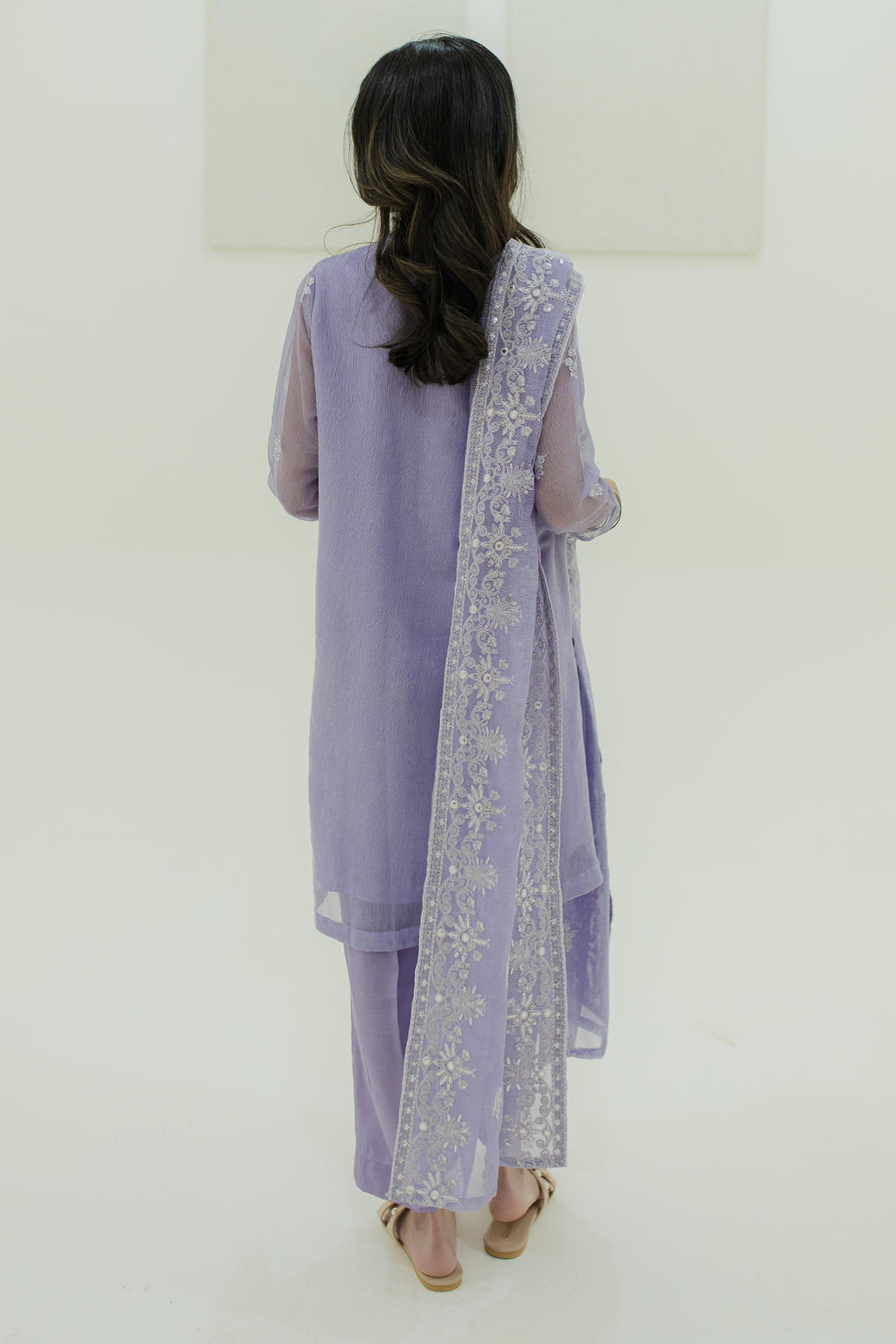 Embroidered Kurta Dupatta Trouser - 3237
