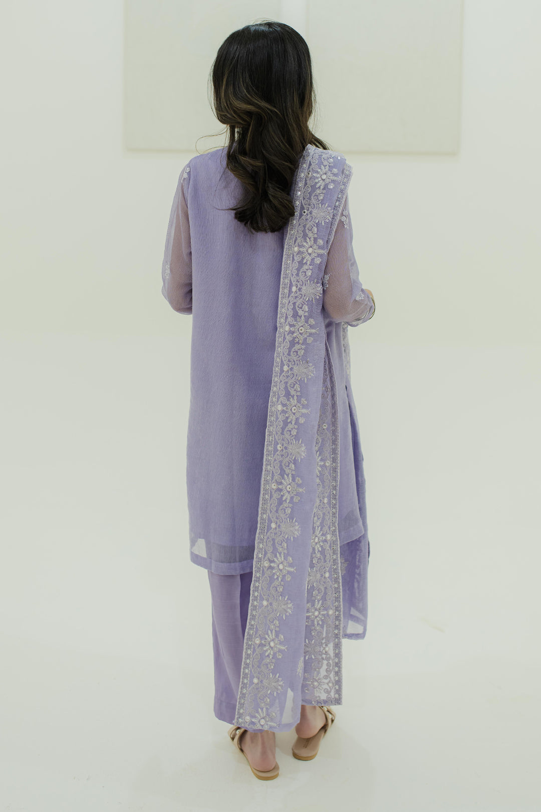 Embroidered Kurta Dupatta - 3237