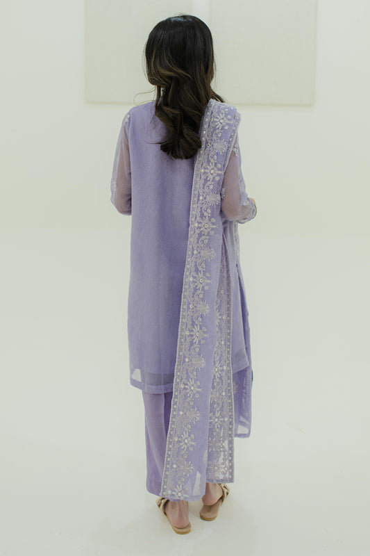 Embroidered Kurta Dupatta - 3237