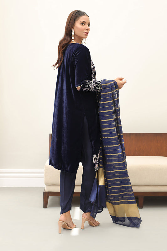 Embroidered Kurta Dupatta Trouser - 3241