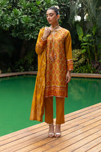 Embroidered Kurta Dupatta Trouser - 3253