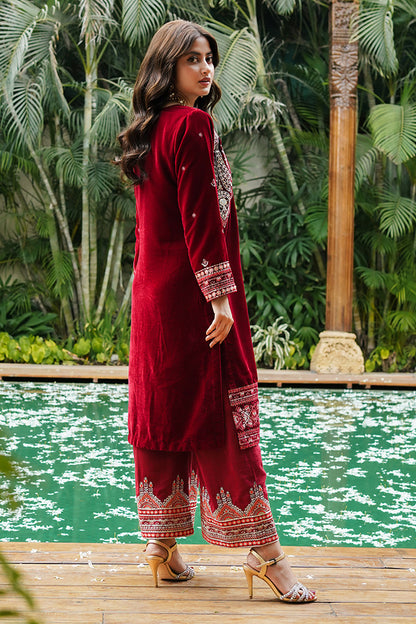 Embroidered Kurta Trouser - 3275