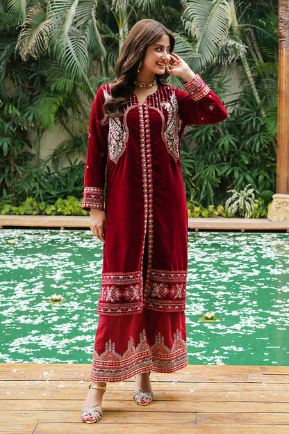 Embroidered Kurta Trouser - 3275