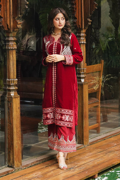 Embroidered Kurta Trouser - 3275