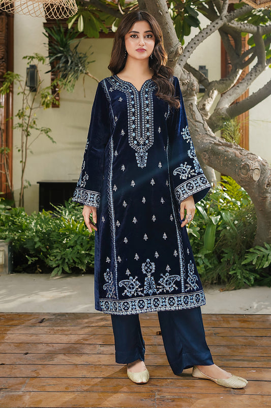 Embroidered Kurta Trouser - 3276