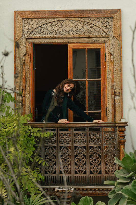 Embroidered Kurta Dupatta Trouser - 3283