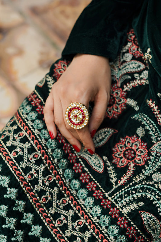 Embroidered Kurta Dupatta Trouser - 3283