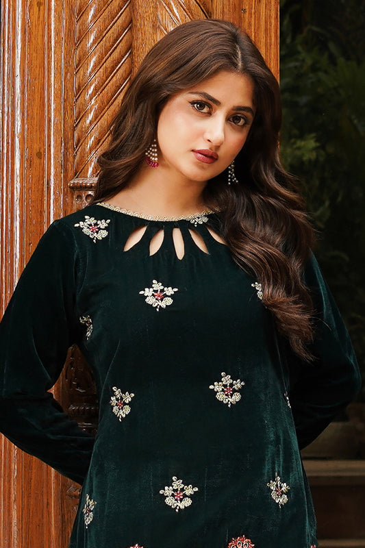 Embroidered Kurta Dupatta Trouser - 3283