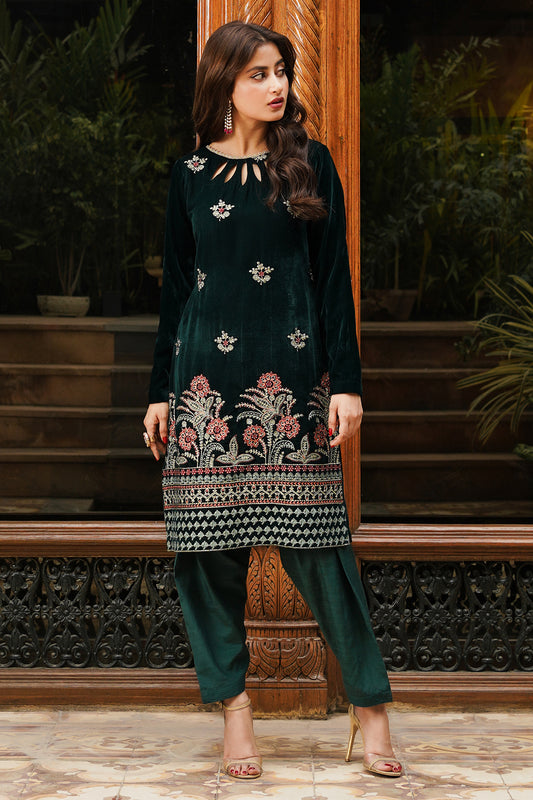 Embroidered Kurta Dupatta Trouser - 3283