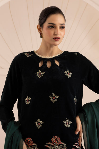 Embroidered Kurta Dupatta Trouser - 3283