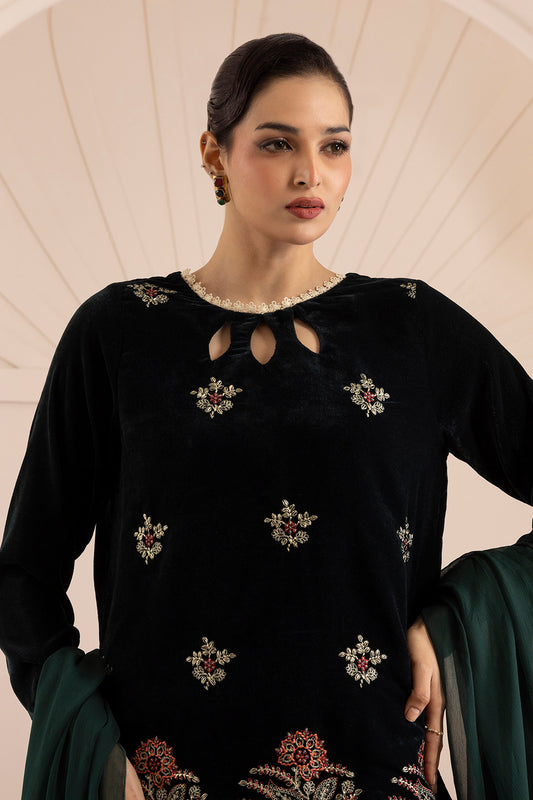 Embroidered Kurta Dupatta Trouser - 3283