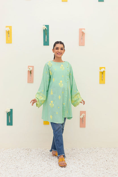 Embroidered Kurta - 3238