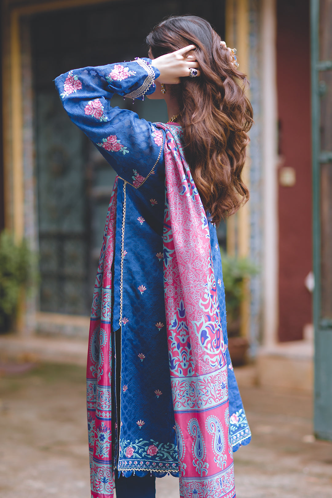 Embroidered Shirt Shalwar Dupatta - 0432