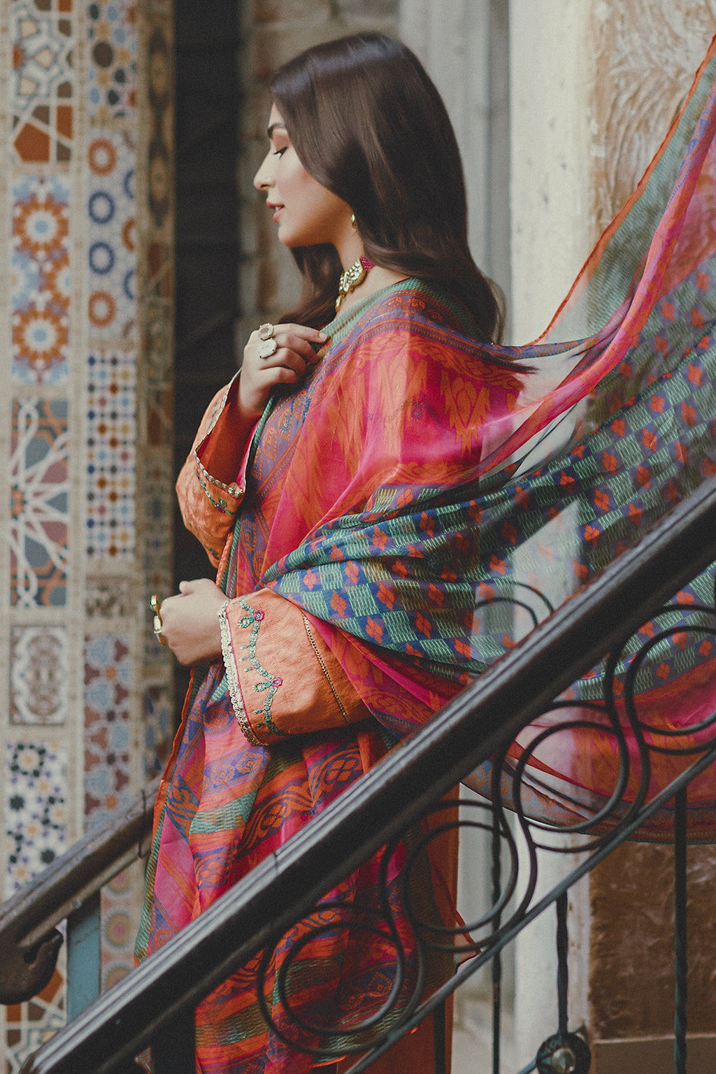 Embroidered Shirt Shalwar Dupatta - 0433