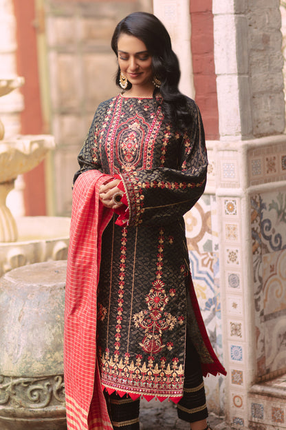 Embroidered Shirt Shalwar Dupatta - 0438