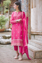 Embroidered Shirt Shalwar Dupatta - 0446