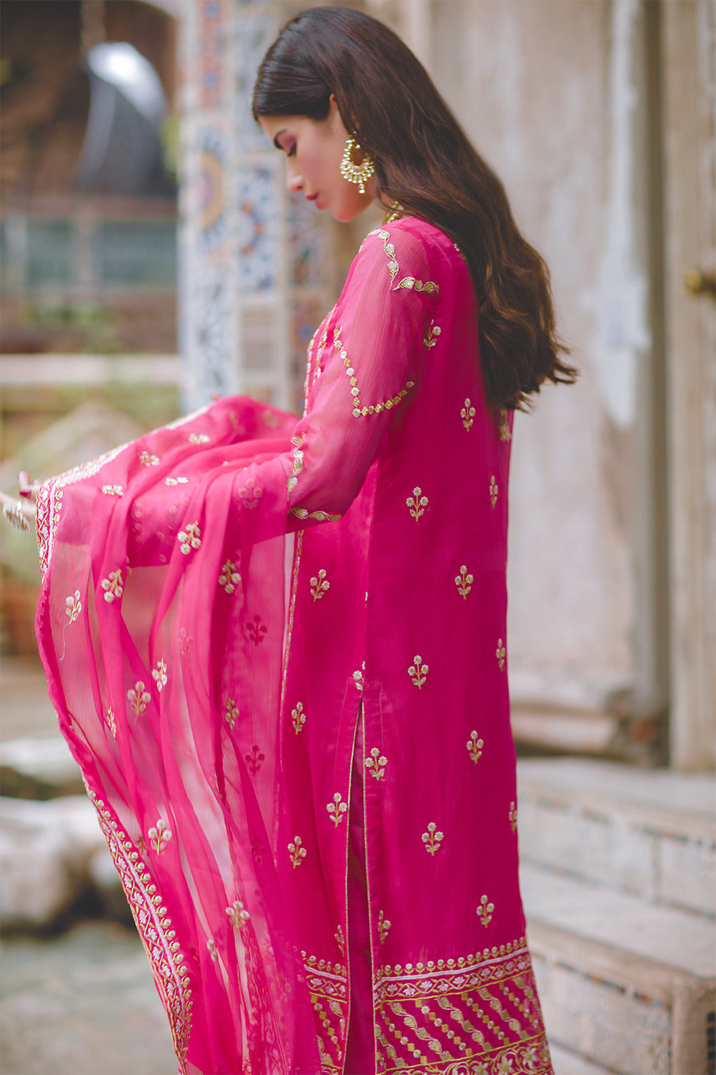 Embroidered Shirt Shalwar Dupatta - 0446