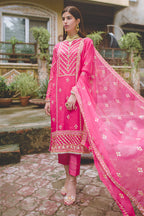 Embroidered Shirt Shalwar Dupatta - 0446