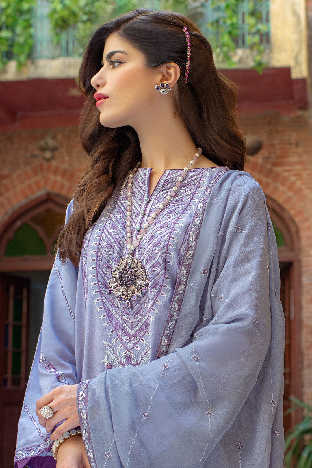 Embroidered Shirt Shalwar Dupatta - 2001