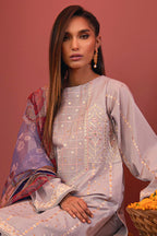 Embroidered Shirt Shalwar Dupatta - 2010