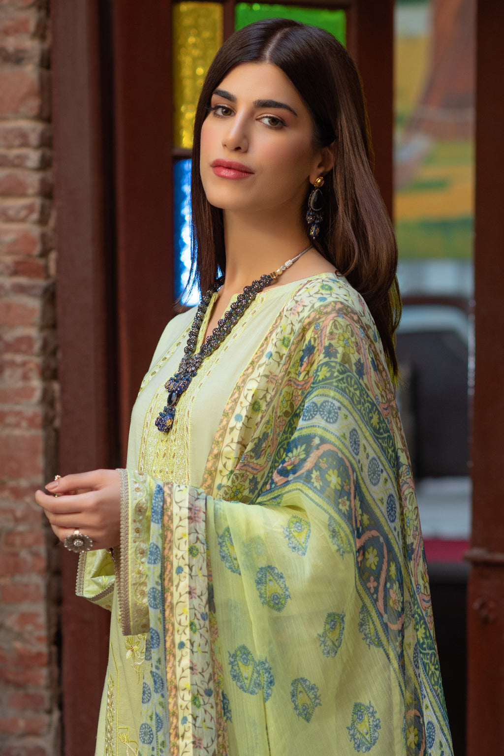 Embroidered Shirt Shalwar Dupatta - 2027