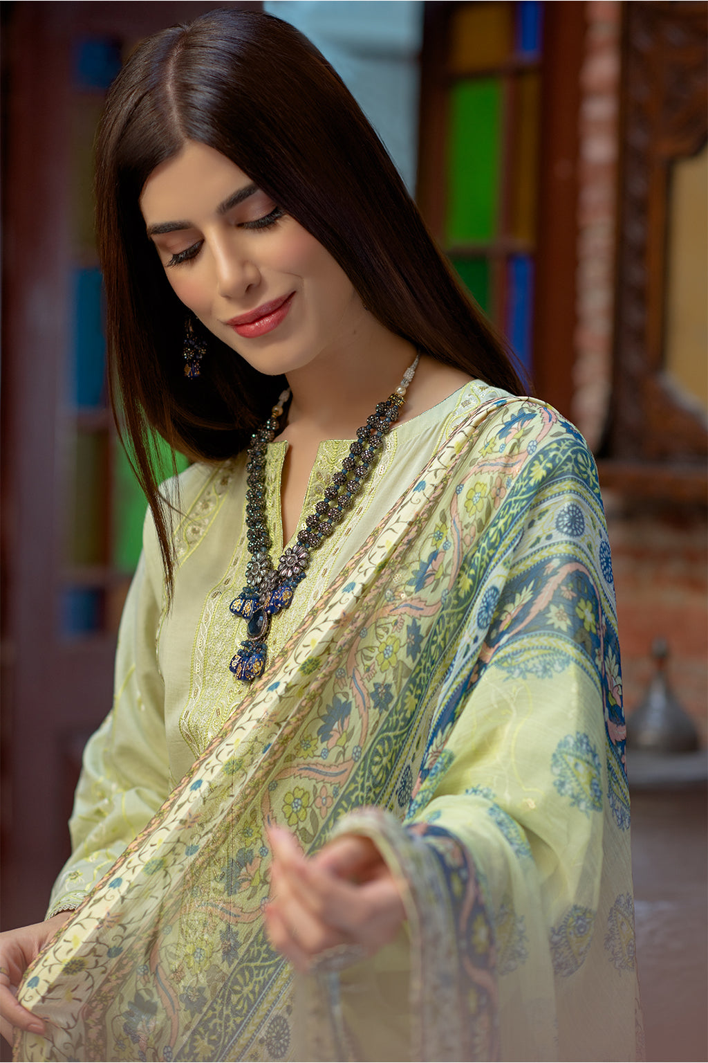 Embroidered Shirt Shalwar Dupatta - 2027