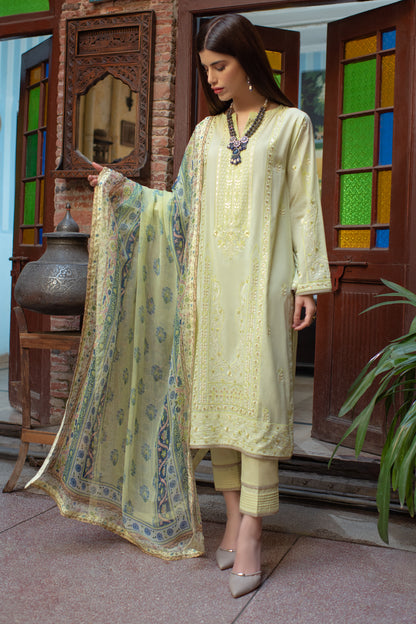 Embroidered Shirt Shalwar Dupatta - 2027