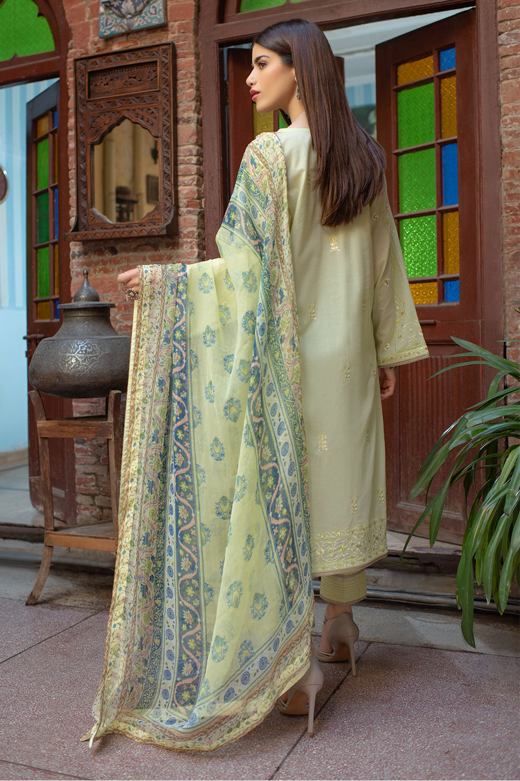 Embroidered Shirt Shalwar Dupatta - 2027