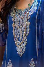 Embroidered Shirt Shalwar Dupatta - 2035