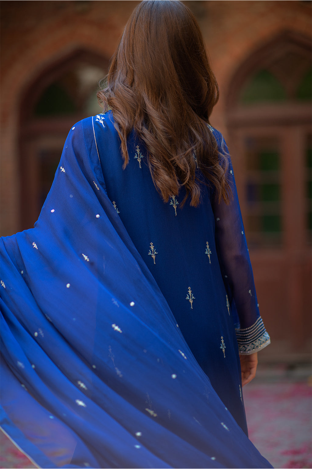 Embroidered Shirt Shalwar Dupatta - 2035
