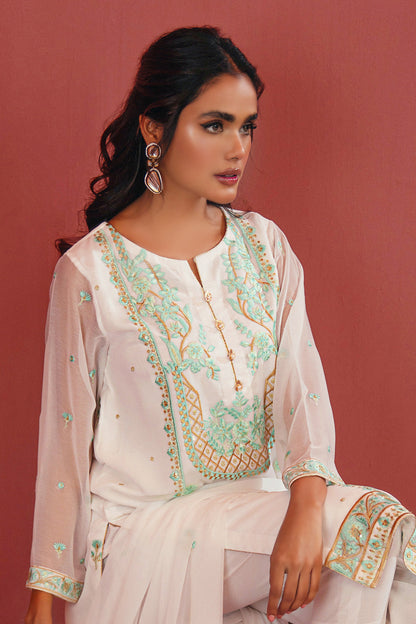 Embroidered Shirt Shalwar Dupatta - 2036