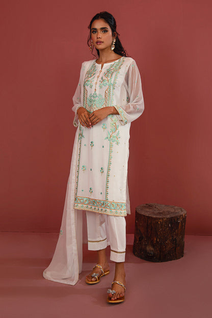 Embroidered Shirt Shalwar Dupatta - 2036