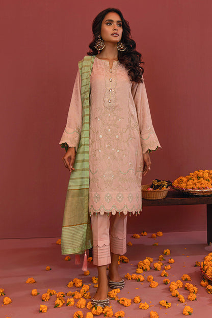 Embroidered Shirt Shalwar Dupatta - 2043