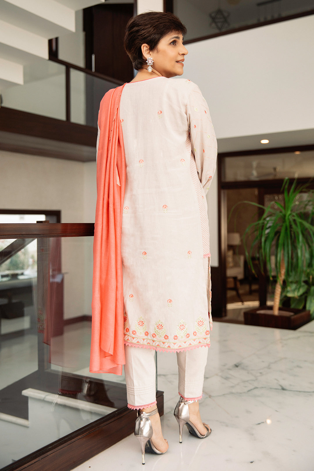 Embroidered Shirt Shalwar Dupatta - 1892