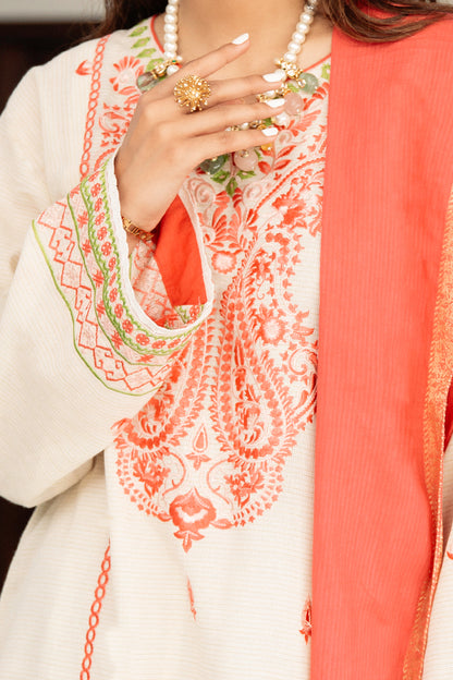 Embroidered Shirt Shalwar Dupatta - 1894