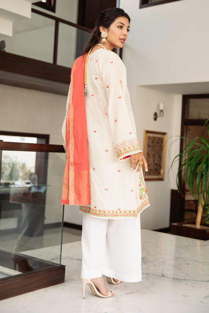 Embroidered Shirt Shalwar Dupatta - 1894