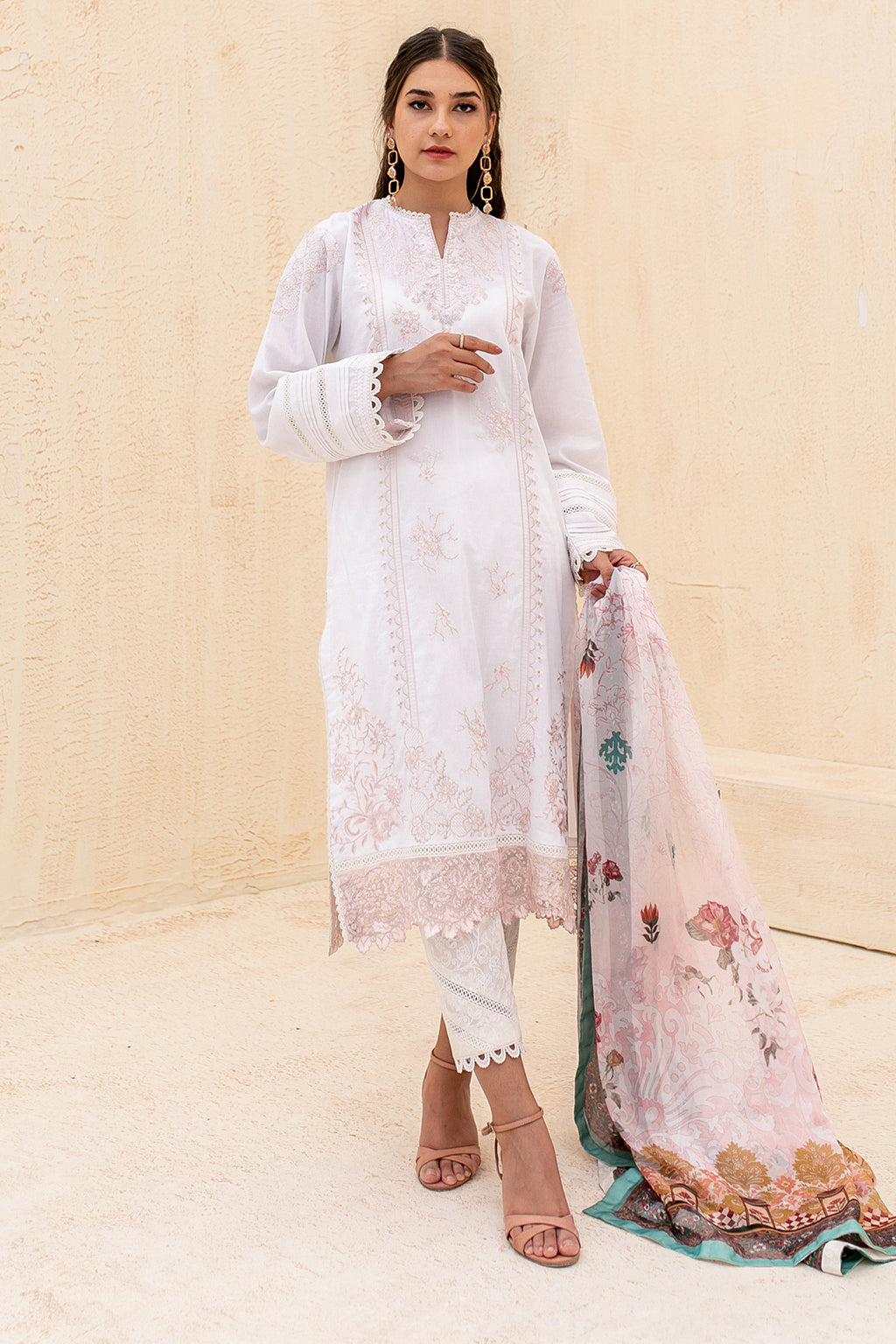 Embroidered Shirt Shalwar Dupatta - 2003