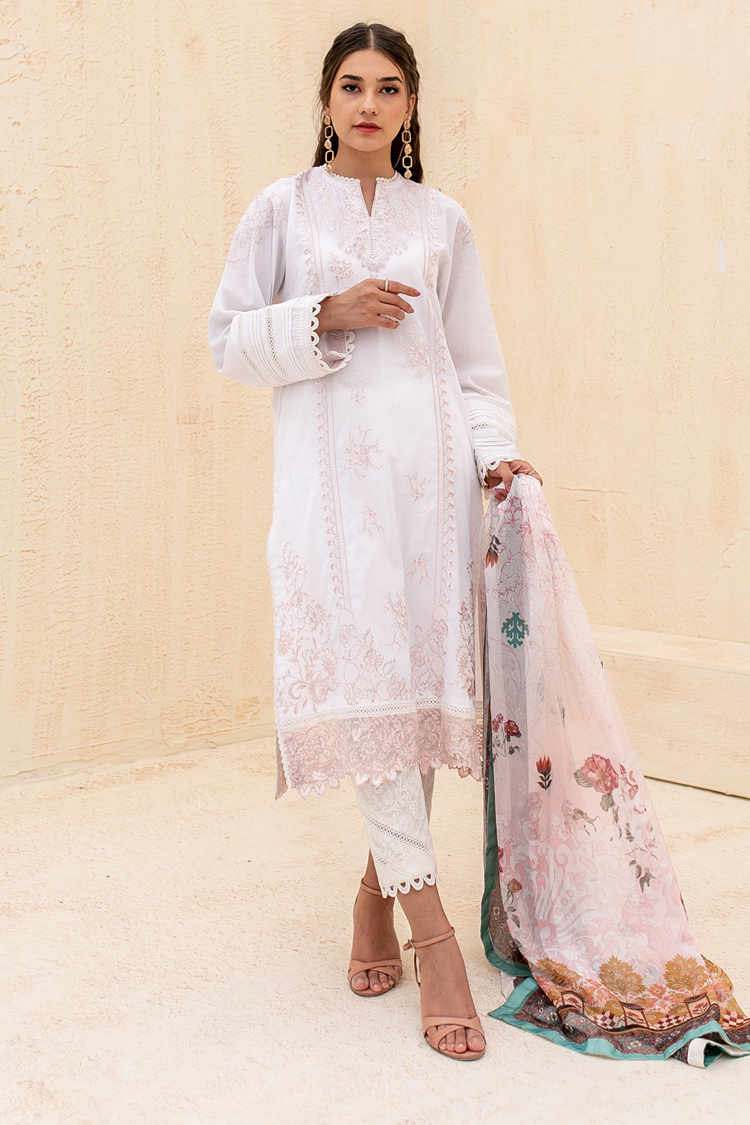 Embroidered Shirt Shalwar Dupatta - 2003
