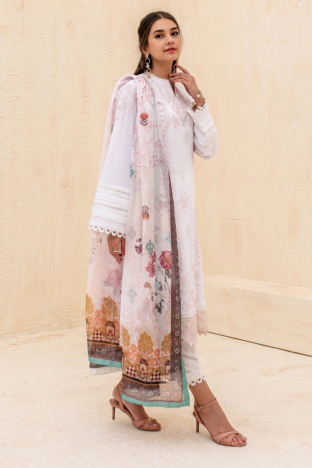 Embroidered Shirt Shalwar Dupatta - 2003
