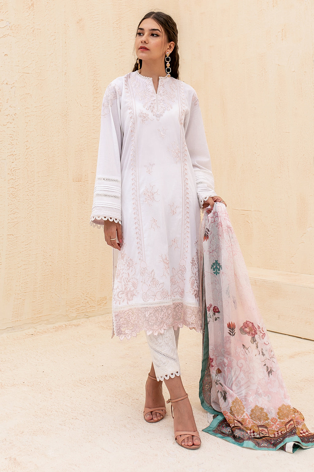 Embroidered Shirt Shalwar Dupatta - 2003