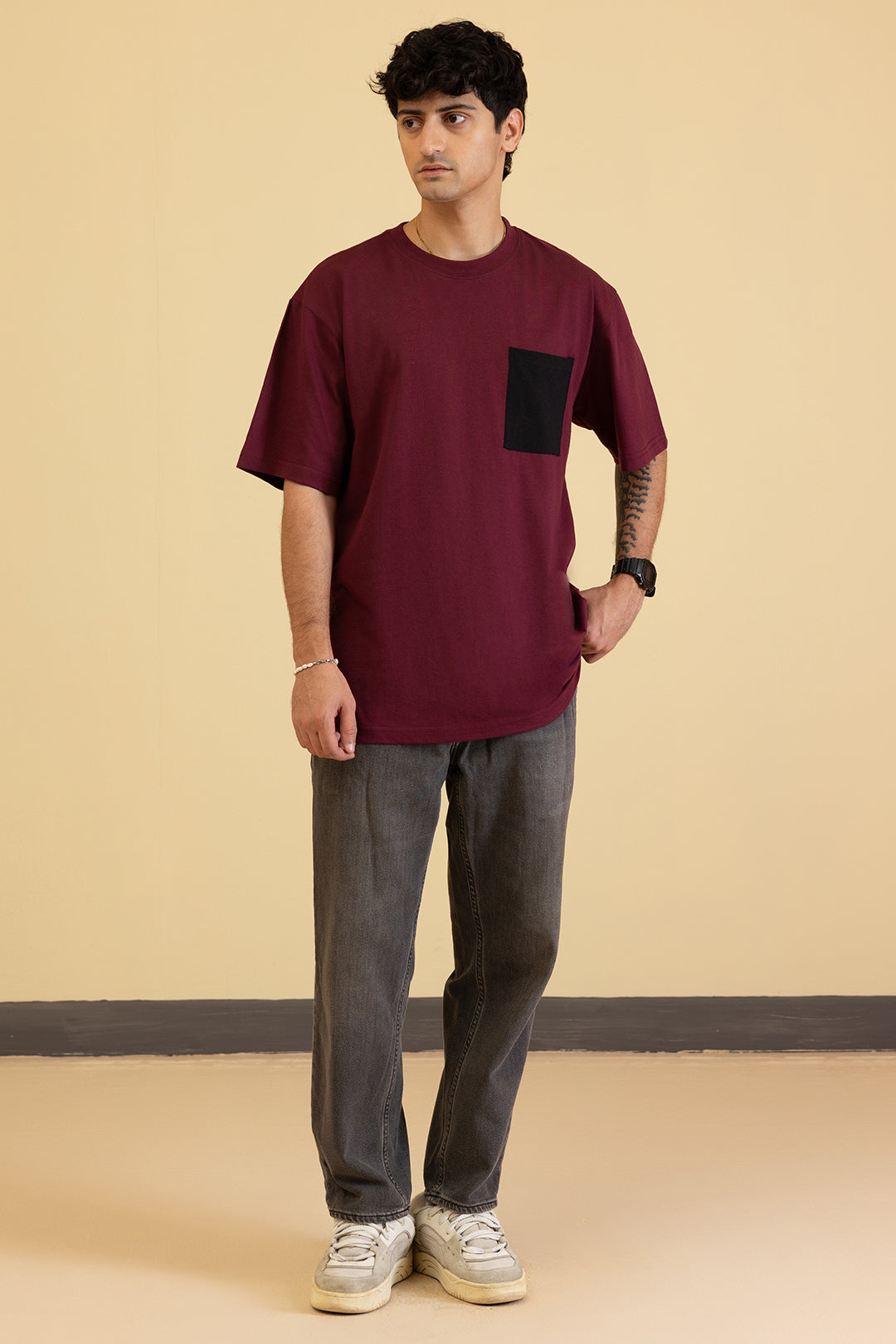 Basic Relax Pocket T-Shirt - X221