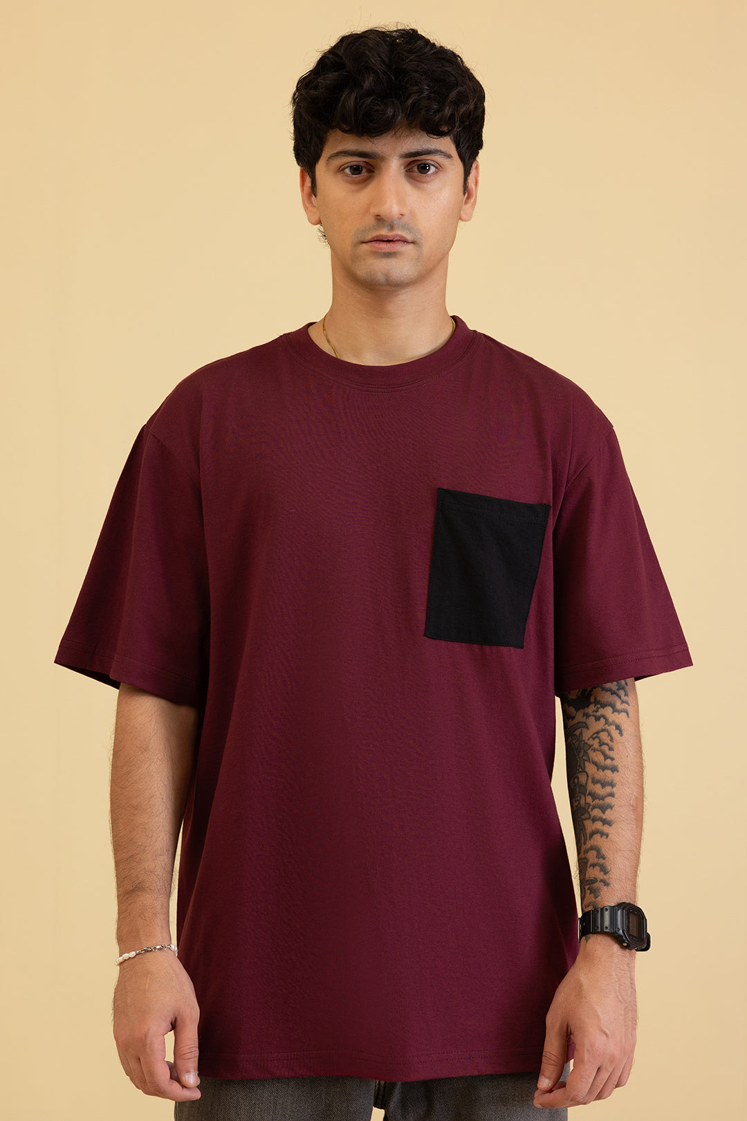 Basic Relax Pocket T-Shirt - X221