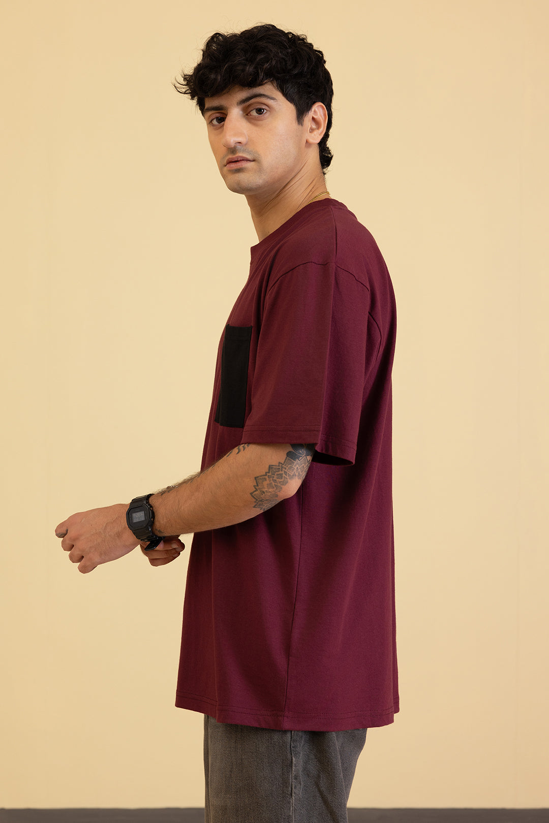 Basic Relax Pocket T-Shirt - X221