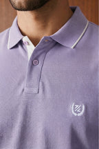 Contrast Placket Polo - 6001