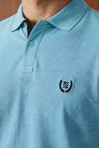 Contrast Placket Polo - 6001