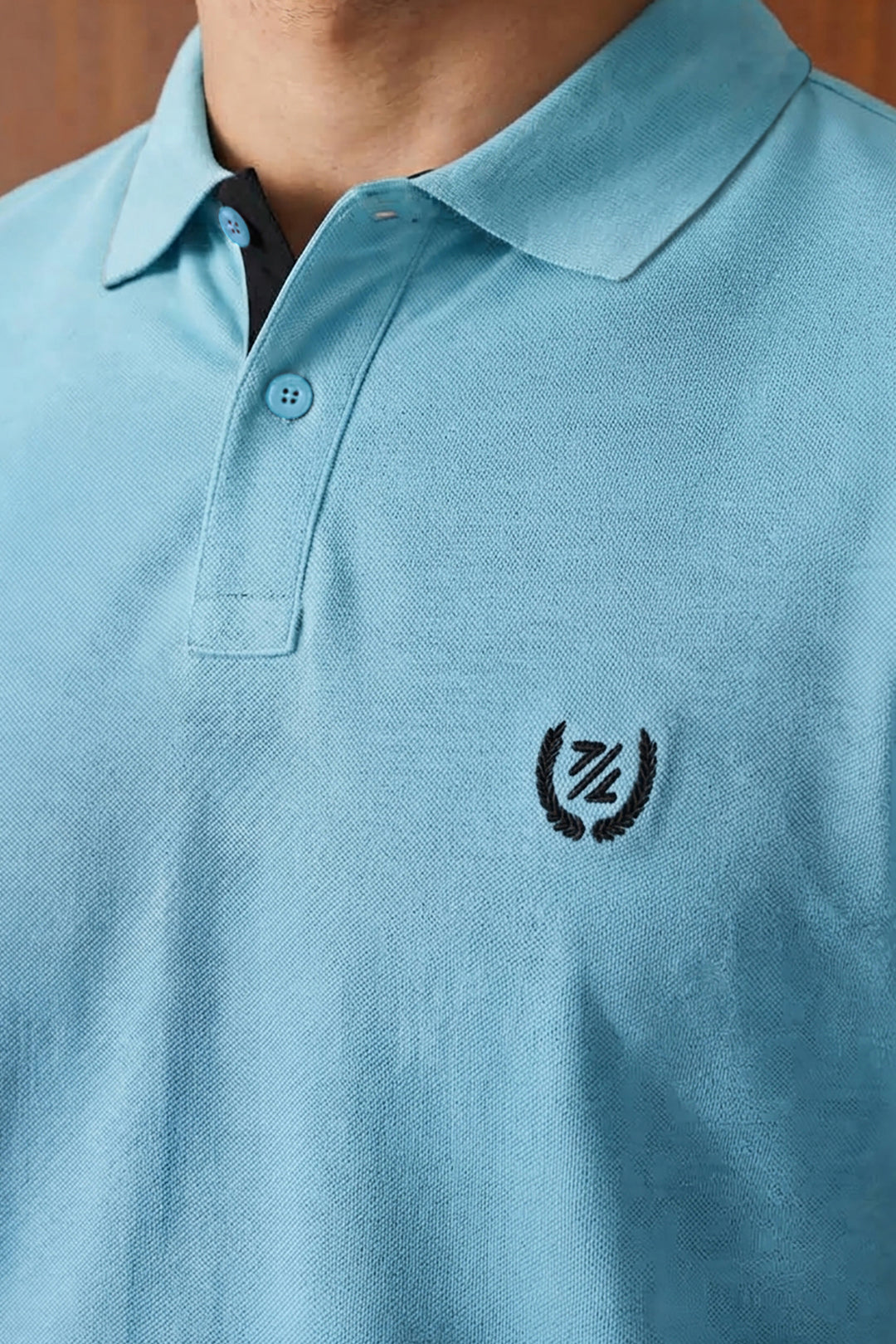 Contrast Placket Polo - 6001