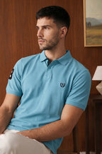 Contrast Placket Polo - 6001