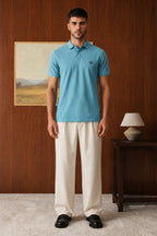 Contrast Placket Polo - 6001