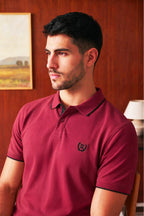 Contrast Placket Polo - 6001