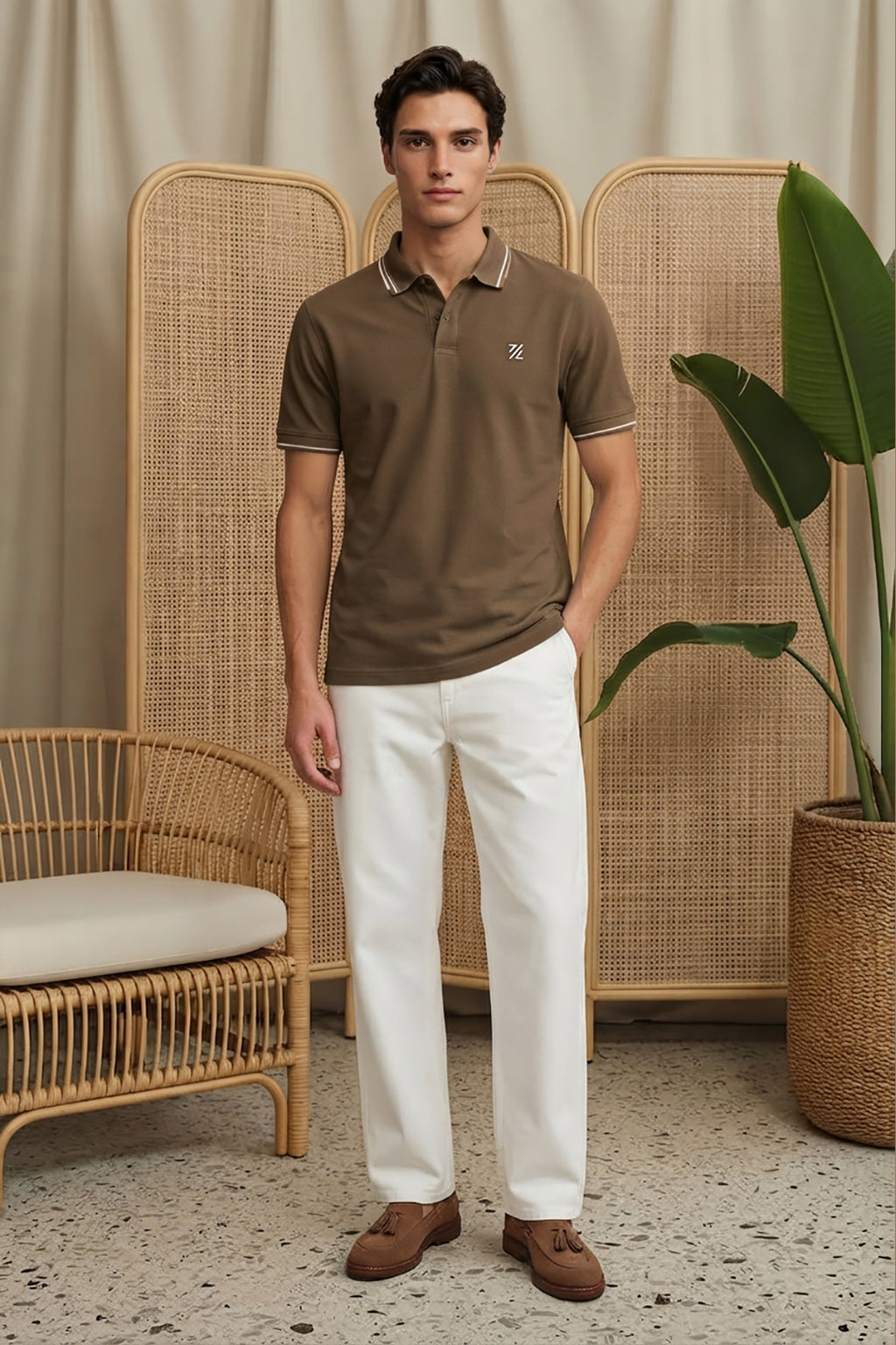 Vintage Collar Polo - 6001